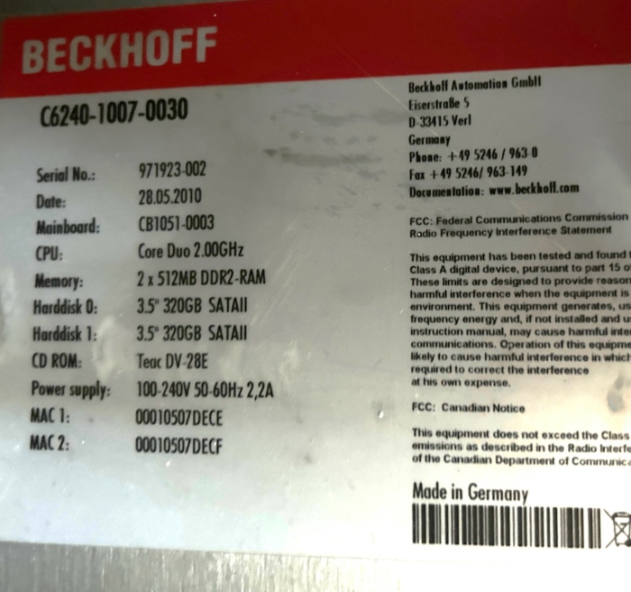C6240-1007-0030 (IPC2008)