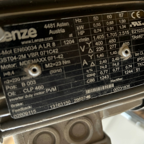 Electric Motor Lenze MDEMAXX