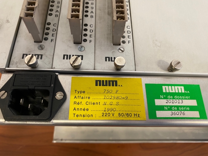 NUM 750 F